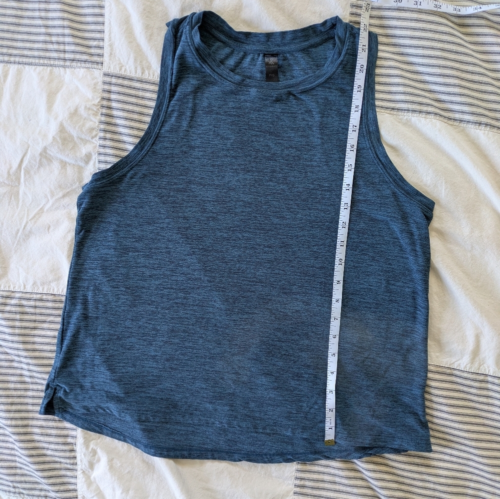Kyodan Heathered Navy Blue Muscle Tank - Picture 3 of 7